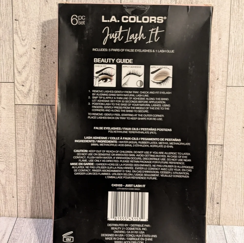 L.A. Colors Just Lash It False Lashes Kit